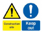 Construction Site Keep Out Sign - PVC