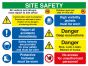 Site Safety Board - 10 Point - Option A - PVC