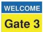 Welcome Gate Sign