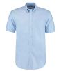 Kustom Kit Premium Short Sleeve Oxford Shirt – Light Blue – Cotton Rich & Easy Iron front product image | CMT Group