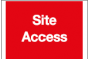 Site Access Sign - PVC