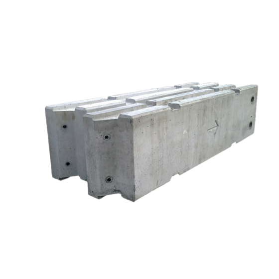 Temporary Vertical Barrier - Plain Concrete