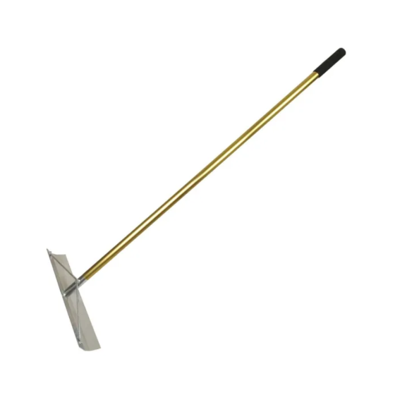 Lightweight Aluminium Concrete Placer - 60" Tubular Handle 20 x 4.5" Head