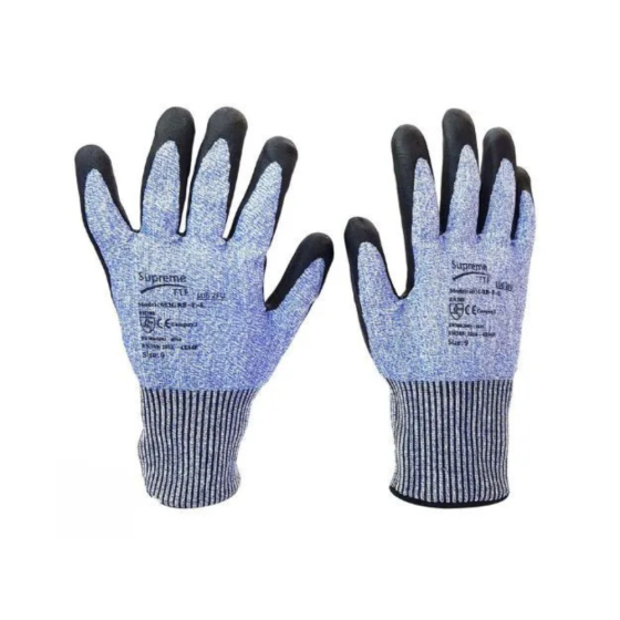 Cut Resistant Level F Gloves - Glass Metal and Construction