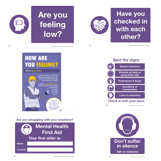 Mental Health Site Signage Starter Pack