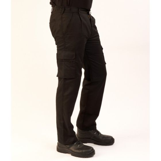 Heavy-Duty Action Work Trousers 245gsm – Black – Knee Pad Pockets product image | CMT Group