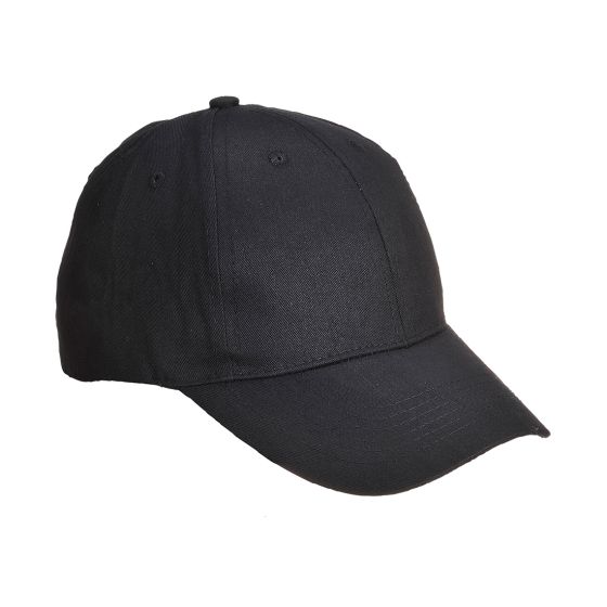 Baseball Cap with Adjustable Strap – One Size Black – Organic Cotton product image | CMT Group