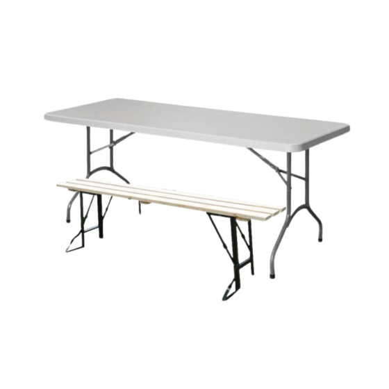 Folding Canteen Bench and Table