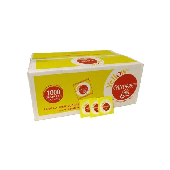 Canderel Yellow Zero Calorie Sweetener 1000 Sachets