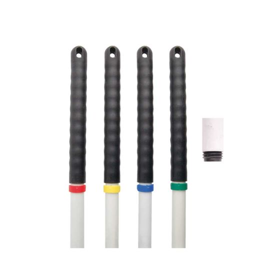 Clippex Handle 125cm c/w 4 Coloured Clips 