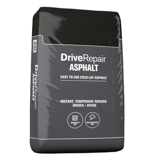 DriveRepair Cold Lay Asphalt 25kg - Instant Road & Pothole Repair weatherproof bag | CMT Group