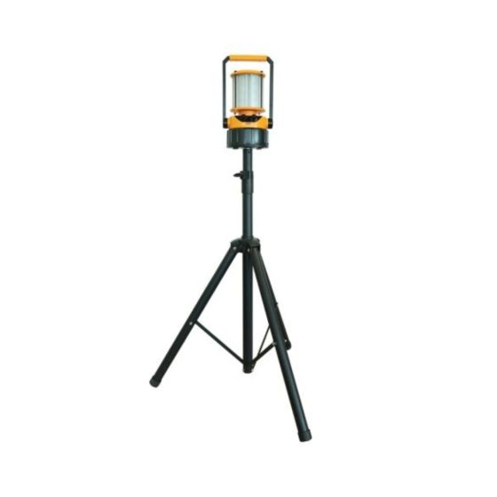MAX rechargeable LED 360 degree work light on 1.8m adjustable tripod in warehouse environment | CMT Group UK