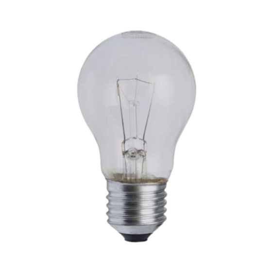 E27 ES 110V 60W rough service GLS lamp clear glass incandescent with Edison screw cap | CMT Group UK