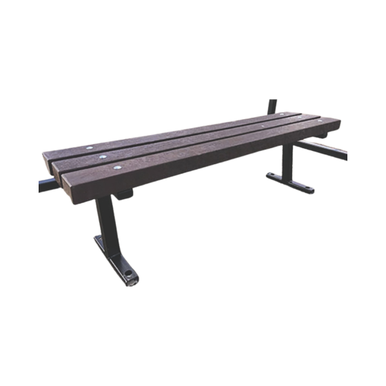 3-Person Heavy Duty Plastic Bench - 1500mm x 350mm x 445mm