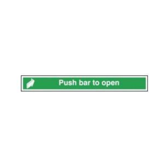 Site Sign - 3mm Correx - 75x600mm - Push Bar to Open