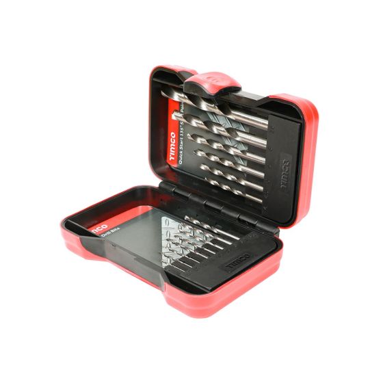 TIMCO HSS Ground Jobber Drill Bit Set 15 piece in plastic case, CMT Group UK