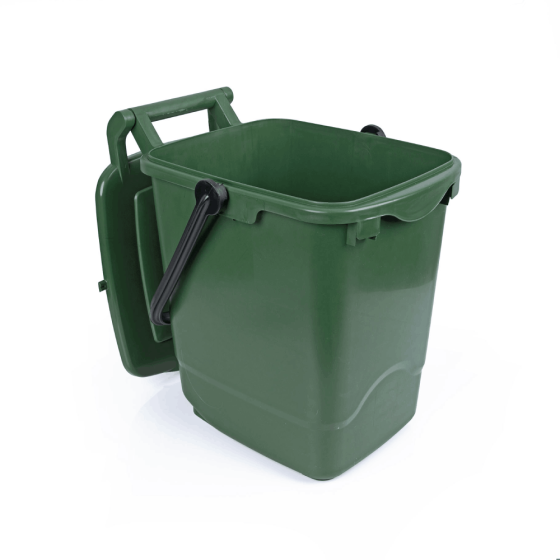 Food Waste Caddy Bin Green - 23 Litre Capacity