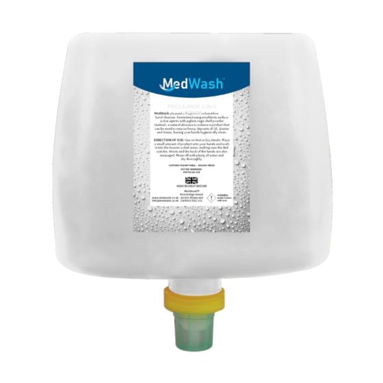 MedWash TriCleanse 3-in-1 wash cartridge front label view | CMT Group UK