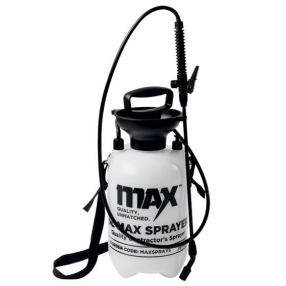MAX 5L Premium Water Sprayer with pressure gauge and professional lance front view | CMT Group