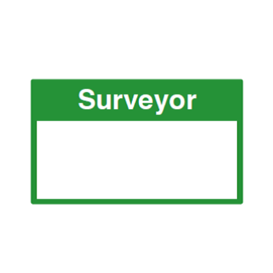 Site Sign - 3mm Correx - 297x420mm A3 - Surveyor