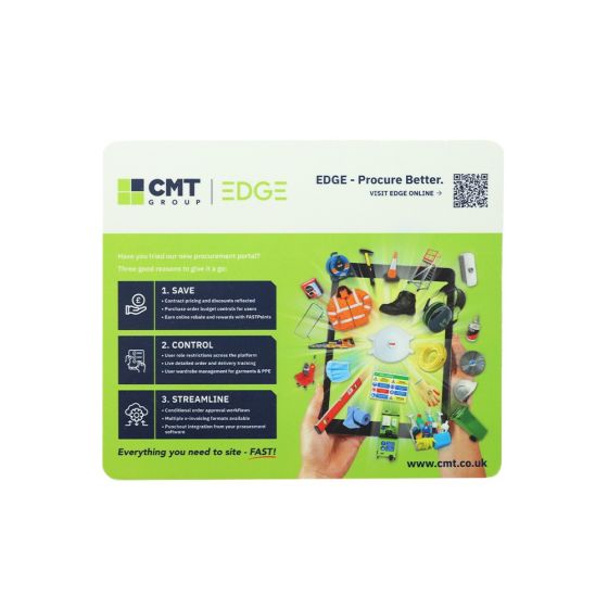 CMT EDGE Printed Desk Mouse Pad