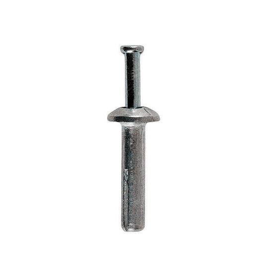 Nail in Anchor - Steel - 6mm x 20mm - Box of 100