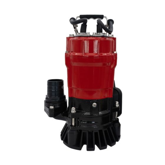 MAX submersible pump 110V 500W with float switch cable and 50mm outlet side view | CMT Group UK