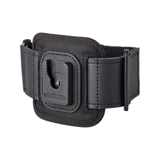 Klick Fast armband black inner lining showing non-slip textured Velcro surface for sleeve grip | CMT Group UK
