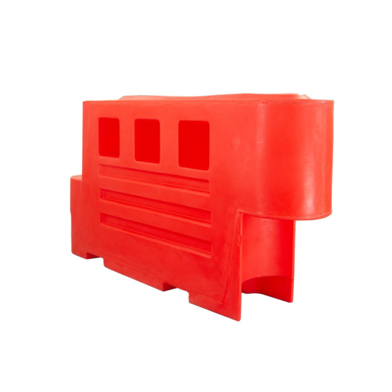 RB2000 Heavy Duty Road Barrier 2m (Water or Ballast Fillable) - Red