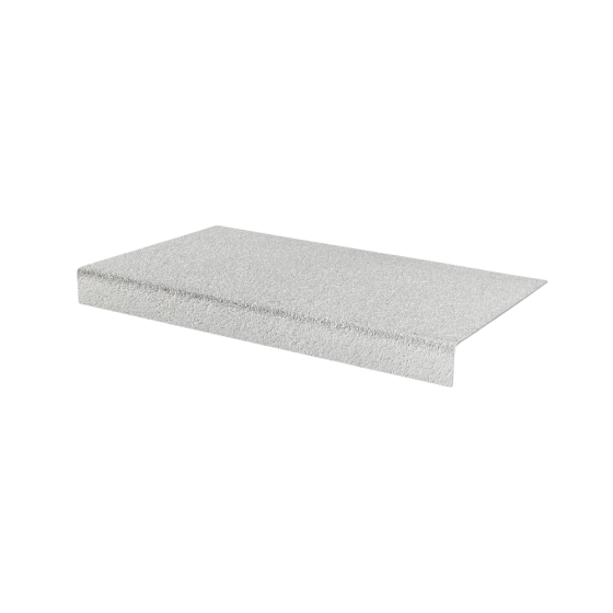 Anti-Slip GRP Stair Treads 55mm x 345mm x 750mm White