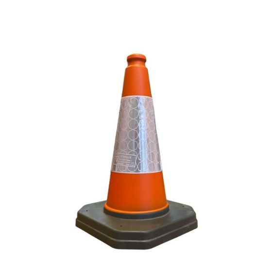 450mm one-piece orange road traffic cone