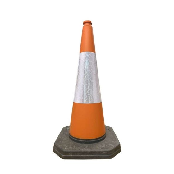 750mm one-piece orange road traffic cone
