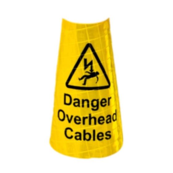 Danger Overhead Cables Cone Sleeve 750mm | CMT Group UK