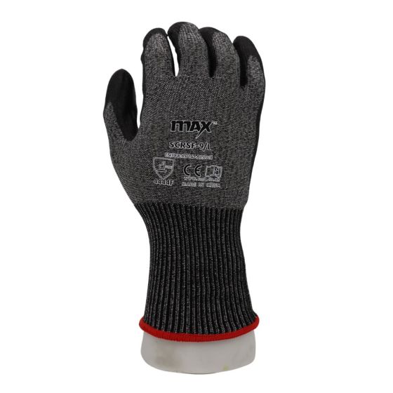 MAX PU Palm Coated Cut F Resistant Gloves