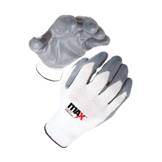 MAX Smooth Nitrile Palm Coated Gloves - Construction Engineering and Assembly | CMT Group UK