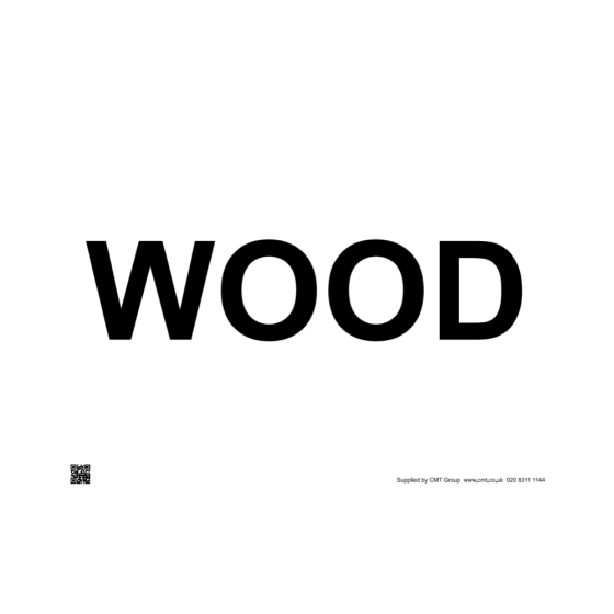 Site Sign - 3mm Correx - 297x420mm A3 - Wood