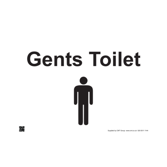 Gents Toilet 297x420mm A3 - 3mm Correx