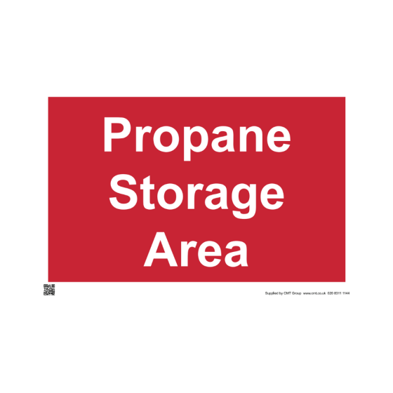 Site Sign - 6mm Correx - Propane storage area - 594x841mm (A1)