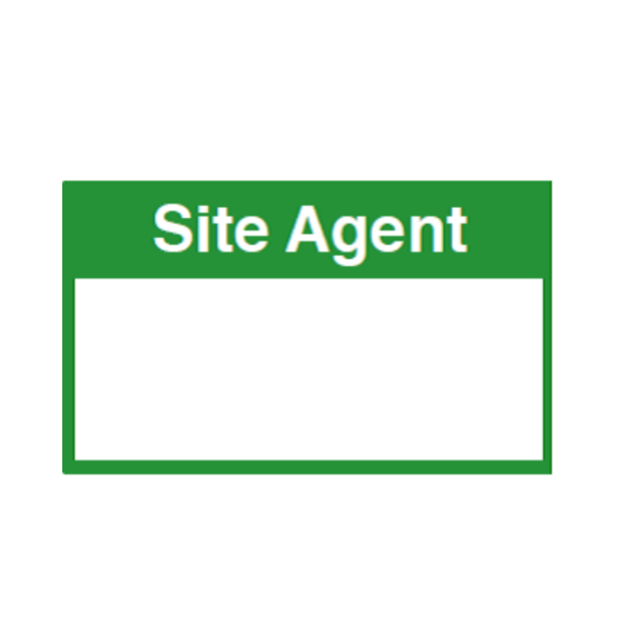 Site Sign - 3mm Correx - 420x594mm - Site Agent