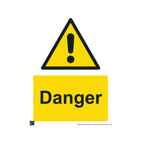 Site Sign - 6mm Correx - 594x841mm (A1) - Danger