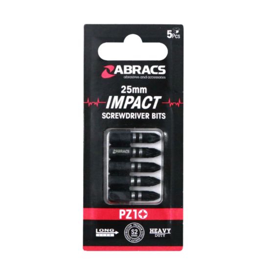 25mm Torx Impact Screwdriver Bits - S2 Steel - 5 Pieces | CMT Group UK