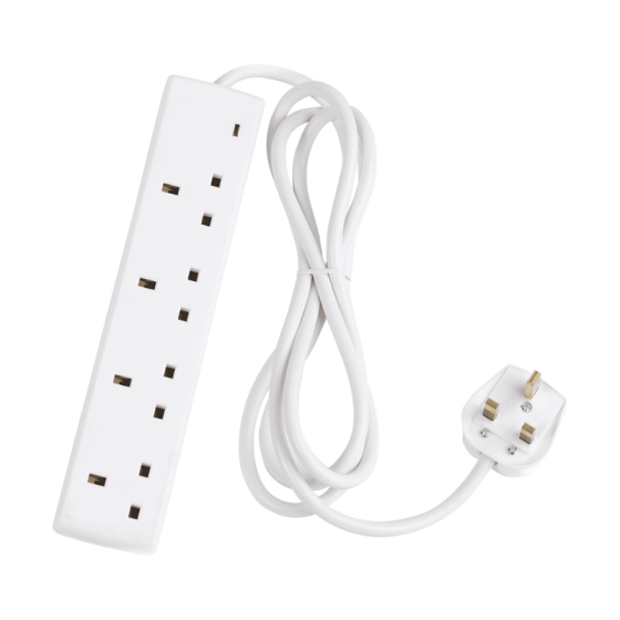Extension Lead 4-Gang 2m - 240v