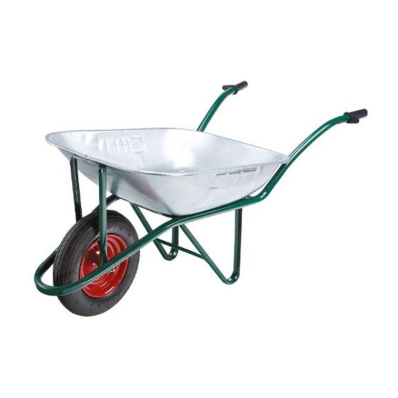 Heavy Duty Galvanised Wheelbarrow 90 Litre