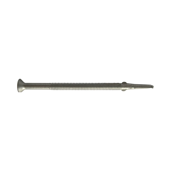 Wingdrill Tek Screw for Heavy Section BZP Csk Head 5.5 x 110mm - Pack of 100
