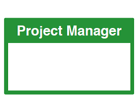  Project Manager Sign - PVC