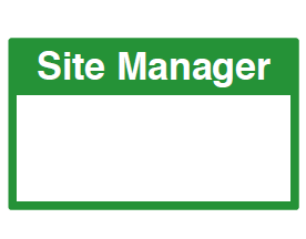 Site Manager Sign - PVC