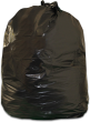 Extra Heavy Duty Black Bin Liners 90L - 25kg Leak-Proof LDPE - Pack of 200 filled sack view | CMT Group