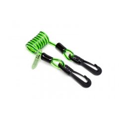 NLG Non-conductive Short Coil Tool Lanyard (green & black) | CMT Group