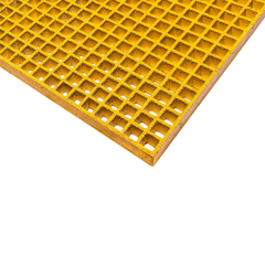 GRP Grating 996 x 996 x 38mm Square Grip Top - Yellow