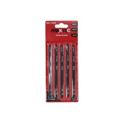 MAXTEC HSS M2 Jigsaw Blade 130mm 12 TPI - Long Reach Metal Cutting - Pack of 5 | MX-318B | CMT Group UK
